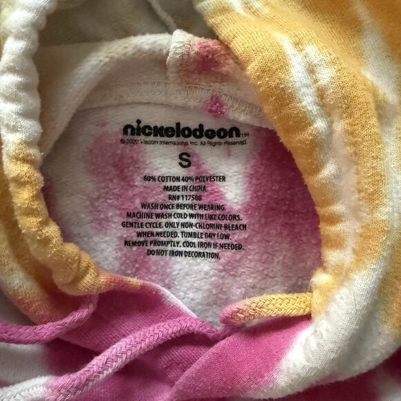 Nickelodeon Rugrats Hoodie Tie Dye 90s Vintage Size Small - Picture 3 of 7